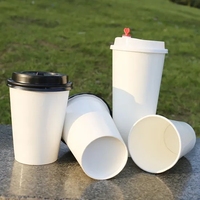 Vasos de Papel Desechables al por Mayor con Logotipo Personalizado, Vasos de Papel Biodegradables para Café, Bebidas Calientes, Fiestas, Comida para Llevar, Uso en Oficinas