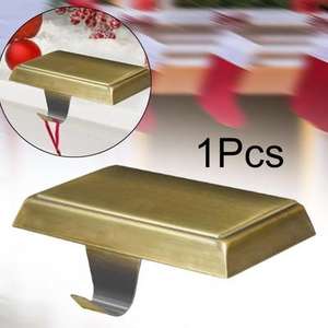 Heavy Duty Luxury Christmas <b>Stocking</b> <b>Holder</b> Fireplace Rack Hook with Wool Plush Printed Pattern Boxed Christmas <b>Stocking</b> Hook - Product Image 3