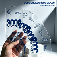 Protection d'écran en verre trempé anti-statique sans bordure incurvée 300C, film transparent intégral pour Samsung A16