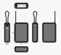 Nouvelle tendance OEM, nouvelle conception portable, batterie externe de 10000 mAh avec câble de charge amovible, charge rapide PD22.5 pour téléphone