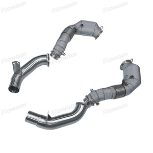 Tuyau d'échappement droit SS304 pour BMW Série 8 X5M X5 G14 G15 G16 G05 G30 F07 F10 2012-2018 4.4T N63 - Product Image 1