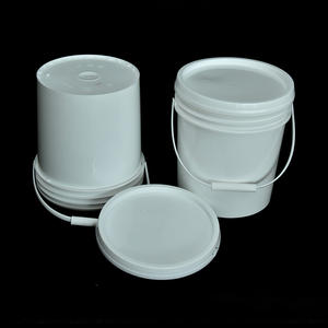 Seau en plastique PE 1/5/<span class=keywords><strong>10</strong></span>/15/20 <span class=keywords><strong>litres</strong></span>, robuste, durable, personnalisable, avec couleurs, seau d'emballage de glace en plastique pour le lait - Product Image 3