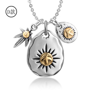 Eagle Pendant <b>Necklace</b> Stainless Steel Gold Tone Animal Zodiac Bezel Setting Gift SP553 - Product Image 5