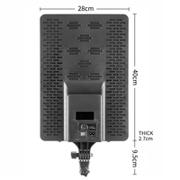 Éclairage vidéo LED avec télécommande professionnelle, panneau lumineux Kybk0118, photos de caméra