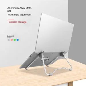 Multi-functional and foldable laptop stand, suitable for desktop, tablet, and online teaching. Features excellent heat dissipati