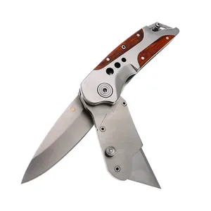 Heavy duty double blades specifications good price box cutter utility knife