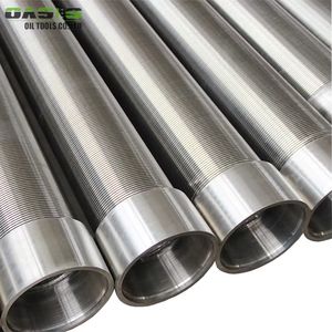 Écran de maille de puits d'eau de contrôle de sable de fil de cale de Johnson d'acier inoxydable avec l'extrémité plate/soudée/biseautée - Product Image 5