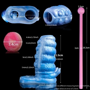 YOCY Ovipositor Sex Toy Monster Tentacle Massager Silicone Hollow Penis Sheath Anal Vaginal Lay Eggs Adult Games Masturbator - Product Image 6