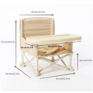 <span class=keywords><strong>Chaise</strong></span> de camping pour bébé de couleur personnalisée, pliable, pour pique-nique, voyage, siège d'appoint pour l'alimentation en extérieur - Product Image 3