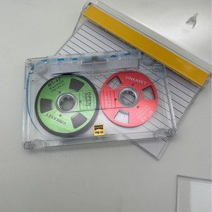Cinta de casete transparente de bobina abierta con núcleo metálico, 50 minutos, Tipo I, para grabación, regalos DIY, recuerdos de boda - Product Image 2