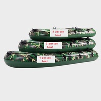 Bateau gonflable camouflage à vendre, pour 2, 3 ou 4 personnes, bateau de pêche, kayak gonflable épaissi, radeau