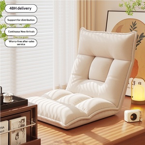 Foldable Lazy <b>Sofa</b> Tatami Seat Floor Backrest Leisure Recliner Chair For Balcony Bedroom Bay Window - Product Image 2
