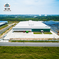 Almacén de Estructura de Acero Prefabricado con Muelle de Carga - Centro Logístico de Estructura Metálica Llave en Mano, Campus Multi-Edificio