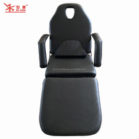 Table de massage portable pliable à cadre métallique épaissi et réglable pour salon, spa, salle de sport, hôtel