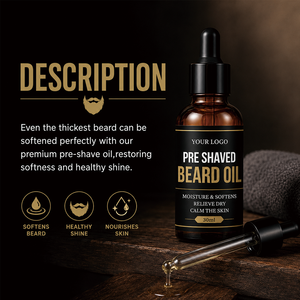 Emballage personnalisé 30ml Sérum stimulant la croissance de la <span class=keywords><strong>barbe</strong></span> à l'Aloe Vera et au Jojoba, <span class=keywords><strong>Huile</strong></span> de <span class=keywords><strong>ricin</strong></span> pour la croissance de la <span class=keywords><strong>barbe</strong></span> et des moustaches avant le rasage - Product Image 2