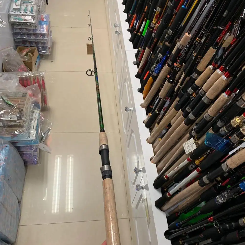 1.8m 2.1m 2.4m Retractable Two Section Carbon Trolling Fishing Rod