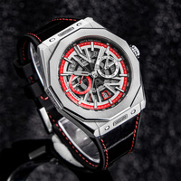 Bonest Gatti Automatische Mechanische Uhr für Herren Kalenderanzeige 6 Farboptionen Wasserdicht Business Dress Armbanduhr BG9601