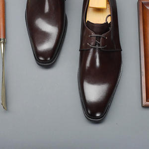Latest high-end men's shoes - premium lace-up business Oxford leather formal shoes wholesale Men's leather Dress Shoes&Oxfords - Product Image 4
