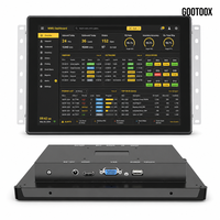 Monitor de pantalla táctil de 7/10.1/13.3/15.6/21.5 pulgadas, pizarra inteligente con pantalla táctil capacitiva integrada, para aulas educativas, marco abierto