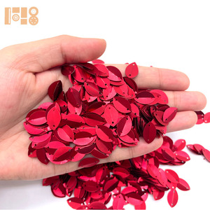 Wholesale Eye-Shape <strong>Sequins</strong> 9*15mm <strong>2</strong> Holes PVC PET Techniques Garments Bags Shoes Accessories-Available - Product Image 5