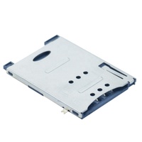 Connecteur de carte SIM de type Push Push SMT à 6 broches