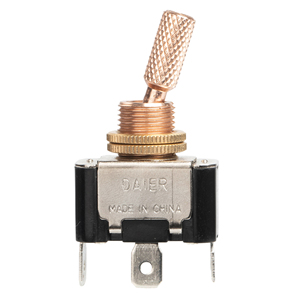 Daier KN3A-102P Medium Black Copper 2-Way On-On SPDT <strong>Toggle</strong> <strong>Switch</strong> 20A 12V 12mm 3P Customizable - Product Image 1