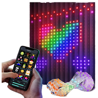NOUVEAU 400 Leds Fairy Light APP Control Programmable Smart Rgb Pixel Festival String Light Party Led Smart Christmas Curtain Lights