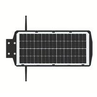 Caméra de sécurité solaire V380pro pour lampadaire, 20W, objectif 3.6+3.6+3.6mm, 8MP 4K PTZ, vision nocturne, cloud, étanche, 2000mAh, carte SIM 4G