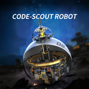 Kit de construction de robot sphérique à vision mécanique interne, suspension magnétique, lumière, ornement de bureau <span class=keywords><strong>science</strong></span>-<span class=keywords><strong>fiction</strong></span> pour adolescents de plus de huit ans - Product Image 3
