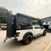 Caisse de camping robuste pour pick-up, jusqu'à 4 personnes, taille personnalisée acceptée, toutes saisons, unité de camping en gros pour pick-up