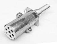 Prise de remorque européenne 24V, 7 broches, en aluminium, contact à vis ISO3731 pour remorque