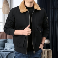 Veste d'hiver pour homme tendance personnalisée, veste décontractée multi-poches, veste en coton amincissante et chaude pour homme