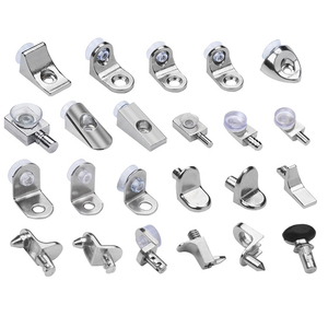 TOPCENT <strong>Glass</strong> Clamp Connectors Hinged <strong>Shelf</strong> <strong>Support</strong> Plastic <strong>Shelf</strong> <strong>Supports</strong> Kitchen Cabinets - Product Image 6