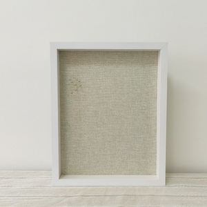 Stile speciale Memorabilia cornice 8x10 11x14 16x20 pollici profondità 3cm sfondo lino scatola ombra - Product Image 5