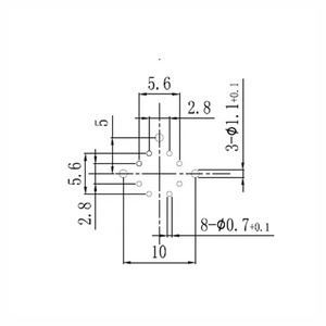 Waterpoof gegoten m12 x codering 8pin computer ethernet transmissie kabel - Product Image 2