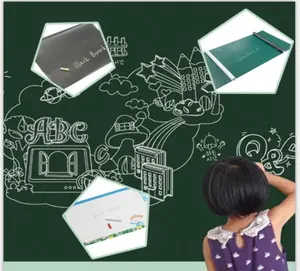 Sticker Mural <span class=keywords><strong>Tableau</strong></span> <span class=keywords><strong>Noir</strong></span> d'Apprentissage <span class=keywords><strong>Adhésif</strong></span> Étanche pour École, <span class=keywords><strong>Tableau</strong></span> d'Enseignement, Décoration de Chambre d'Enfant et de Maison - Product Image 4