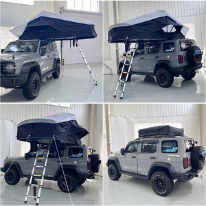 Tente <span class=keywords><strong>de</strong></span> <span class=keywords><strong>toit</strong></span> en <span class=keywords><strong>toile</strong></span> <span class=keywords><strong>de</strong></span> Camping tout-terrain <span class=keywords><strong>pour</strong></span> voiture 4x4 Suv 2 personnes - Product Image 2