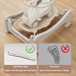 Mainan Kuda Goyang untuk Melatih Motorik Halus, Roda Halus, Skuter 3-in-1 dengan Papan Keseimbangan yang Dapat Dilepas, Kursi Goyang - Product Image 5