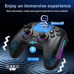 Nouvelle manette de jeu sans fil en ABS avec plaque frontale magnétique, éclairage RGB, programmation macro et microphone compatible - Product Image 2
