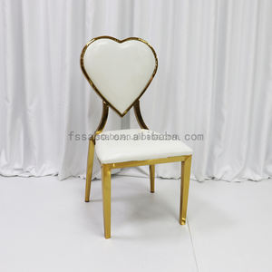 Élégantes Chaises Phénix Chivari de Salle à Manger, Rembourrées, Plaqué Or et Métal Blanc Électrolytique, pour Hôtels, Mariages et Événements - Product Image 4