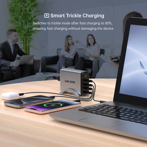 Tommox Produits Tendance 2026 Chargeur Portable pour Ordinateur Portable Type C 200W 100W Chargeur Rapide USB C pour Tablette Mobile iPad <span class=keywords><strong>iPhone</strong></span> Samsung - Product Image 2
