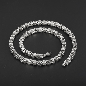 2024 vendita calda catena di collana in <span class=keywords><strong>acciaio</strong></span> <span class=keywords><strong>chirurgico</strong></span> da uomo alla rinfusa per la creazione di gioielli - Product Image 3
