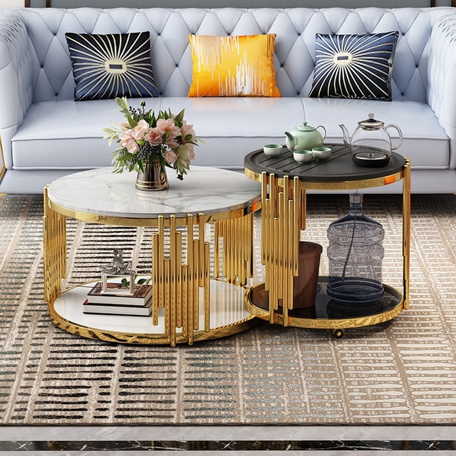 Ethiopian Coffee Table Multifunction Tv Stand and Black Coffee Table for Modern Home Furniture