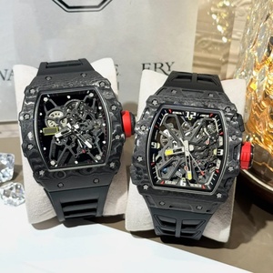 2026 New Luxury <b>Black</b> Men's <b>Watch</b> Luxury Mechanical <b>Watch</b> 50m Waterproof with Replaceable Strap - Product Image 1