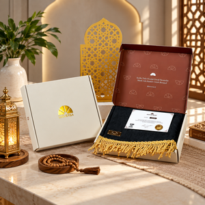 Discover exceptional comfort with a spacious black <b>prayer</b> <b>mat</b> crafted for a more focused and peaceful <b>prayer</b> experience - Product Image 6