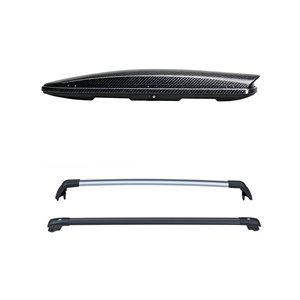Boîte <span class=keywords><strong>de</strong></span> <span class=keywords><strong>toit</strong></span> <span class=keywords><strong>700L</strong></span> universelle pour Toyota Honda BMW berline SUV MPV, barre transversale spéciale silencieuse, style fibre <span class=keywords><strong>de</strong></span> carbone - Product Image 2
