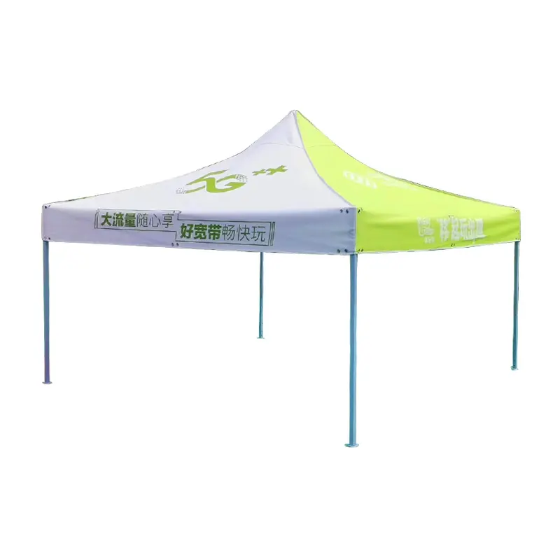 Tenda Gazebo lipat 3x3 tahan air luar ruangan layanan kustom tenda kanvas Pop Up 10x10 kaki