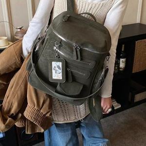 2026 New Style Unisex Oxford Material <b>Backpack</b> Light <b>Weight</b> High Quality Large Capacity Vintage Schoolbag Daypack Zipper - Product Image 5