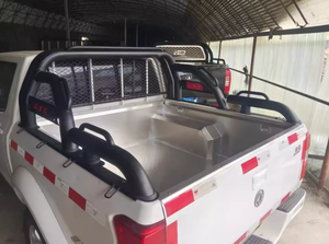 Barra Antivuelco Deportiva Universal de Acero al Carbono con Recubrimiento de Polvo Negro para Camionetas <span class=keywords><strong>4x4</strong></span> - Compatible con Tacoma L200 NP300 Triton - Product Image 4