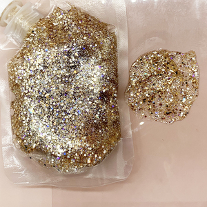 Gel pailleté 40 ml, sac, mode, coloré, personnalisé, pour le corps et les cheveux, brillant, longue durée, écologique, non toxique, facile à appliquer - Product Image 4